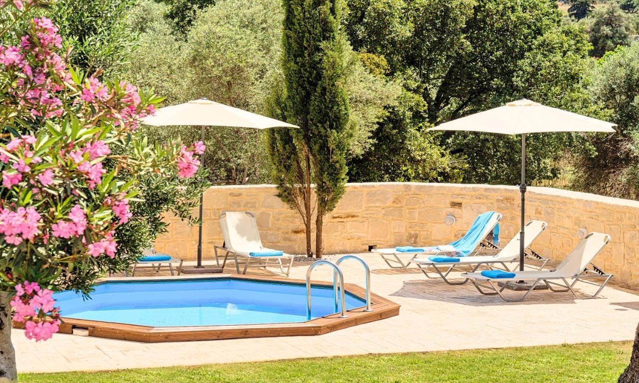 Villa Di Palma Heated Pool Koufi 외부 사진