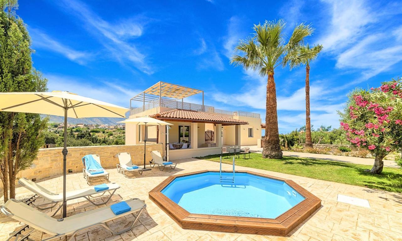 Villa Di Palma Heated Pool Koufi 외부 사진