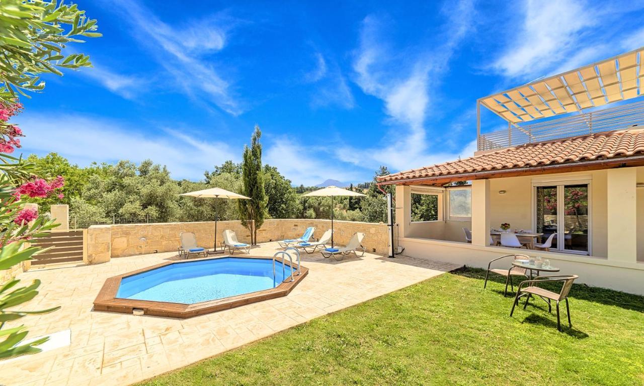 Villa Di Palma Heated Pool Koufi 외부 사진