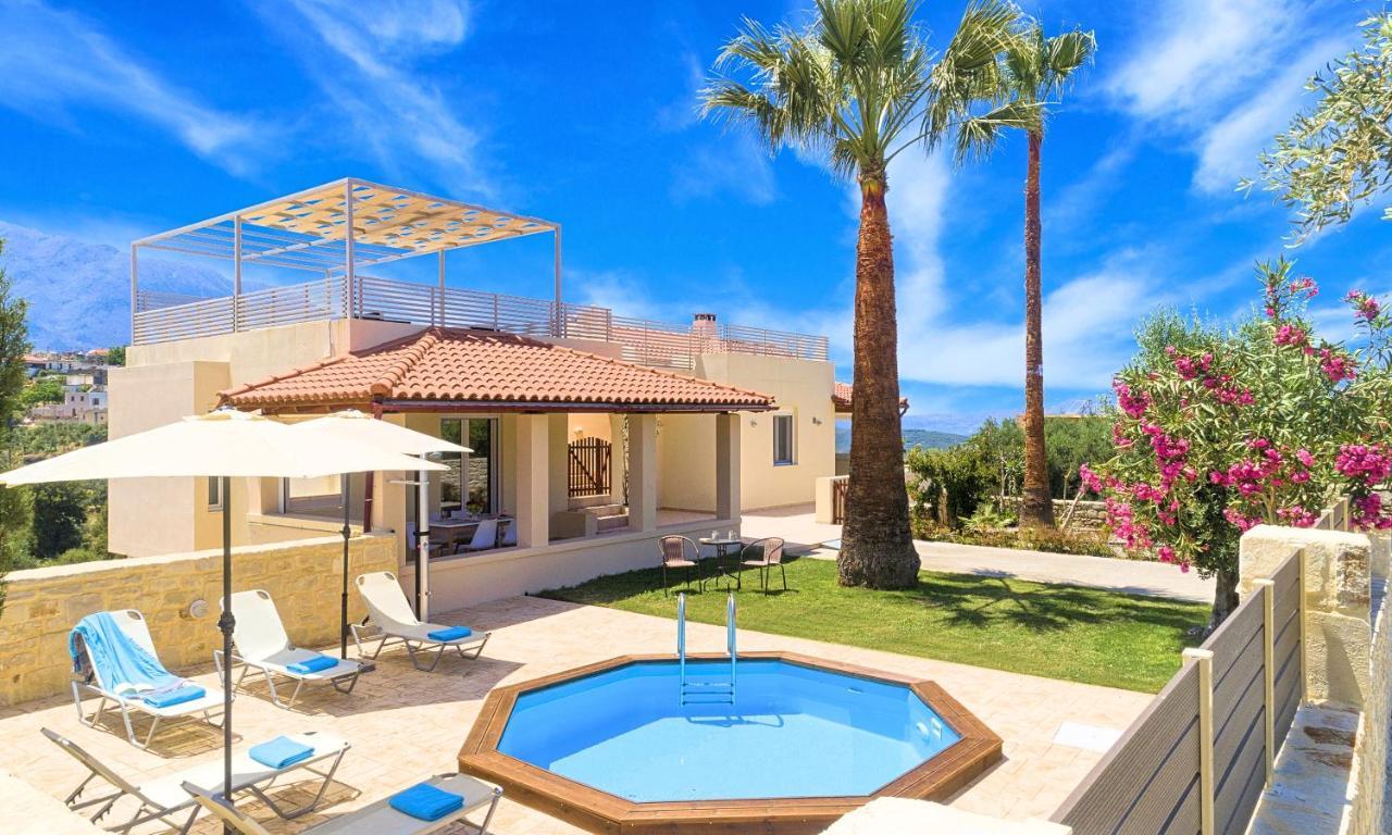 Villa Di Palma Heated Pool Koufi 외부 사진