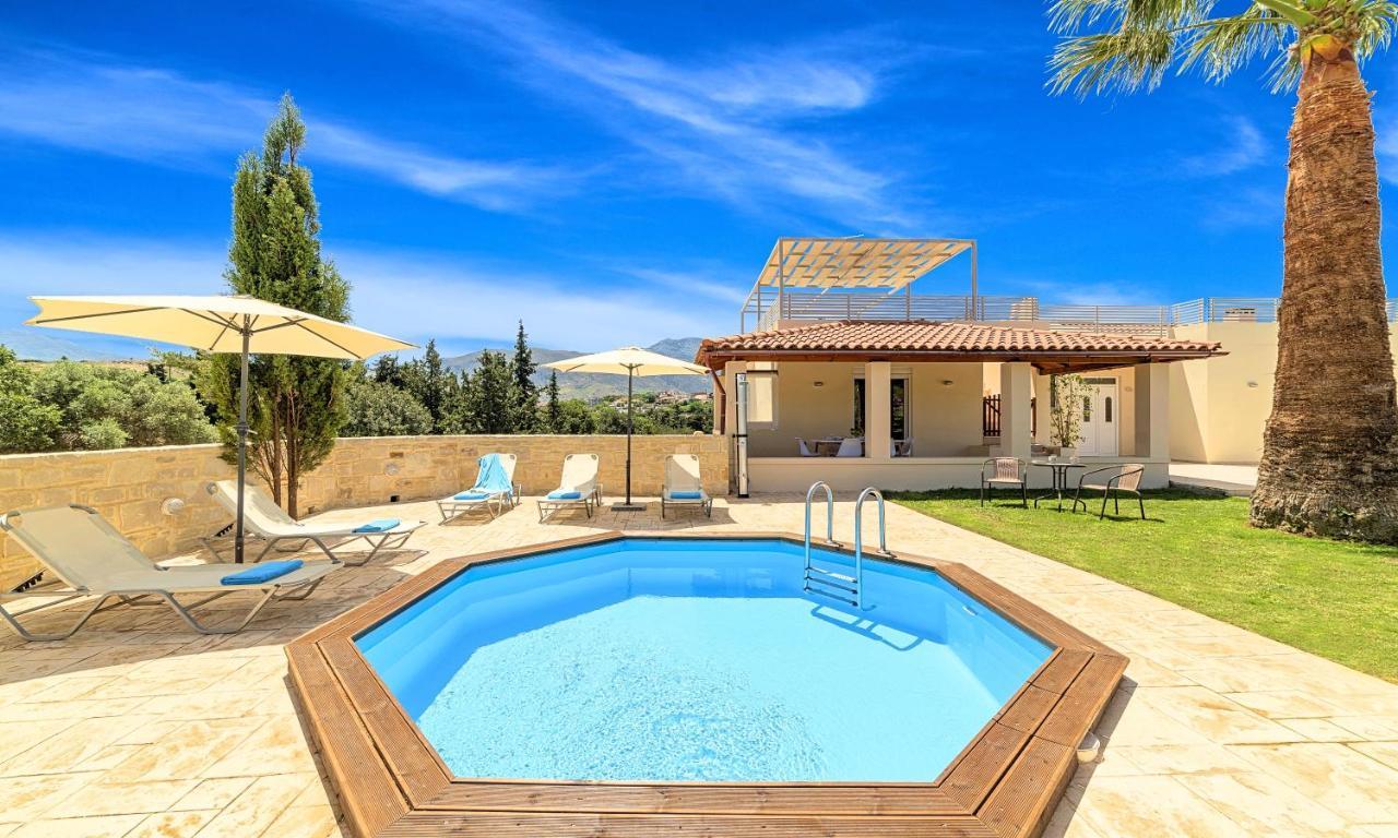 Villa Di Palma Heated Pool Koufi 외부 사진