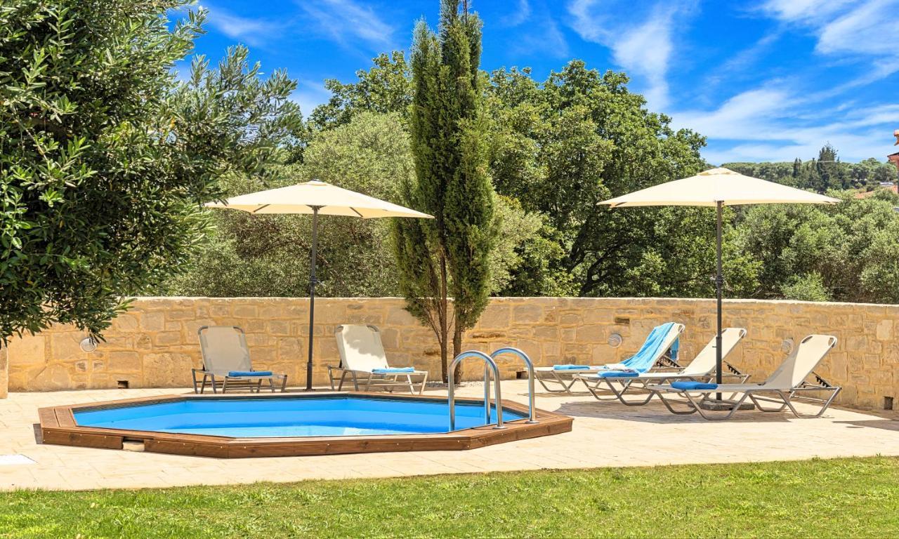 Villa Di Palma Heated Pool Koufi 외부 사진